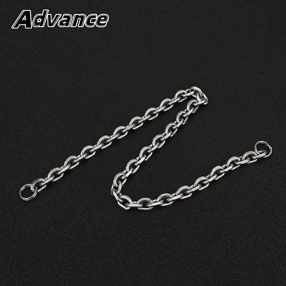 30cm Titanium Alloy Chain DIY Connection Keyring Multi-function Outdoor Tool EDC