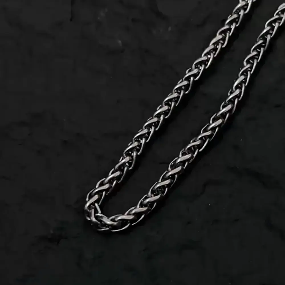 Short/Long Titanium Alloy Necklace Chain DIY Bracelet Outdoor Tool EDC