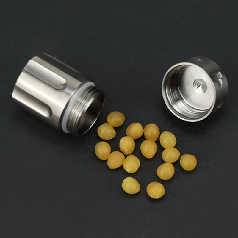 Small Titanium Alloy Seal Bottle Waterproof Bottles Of Titanium Outdoor EDC Tool