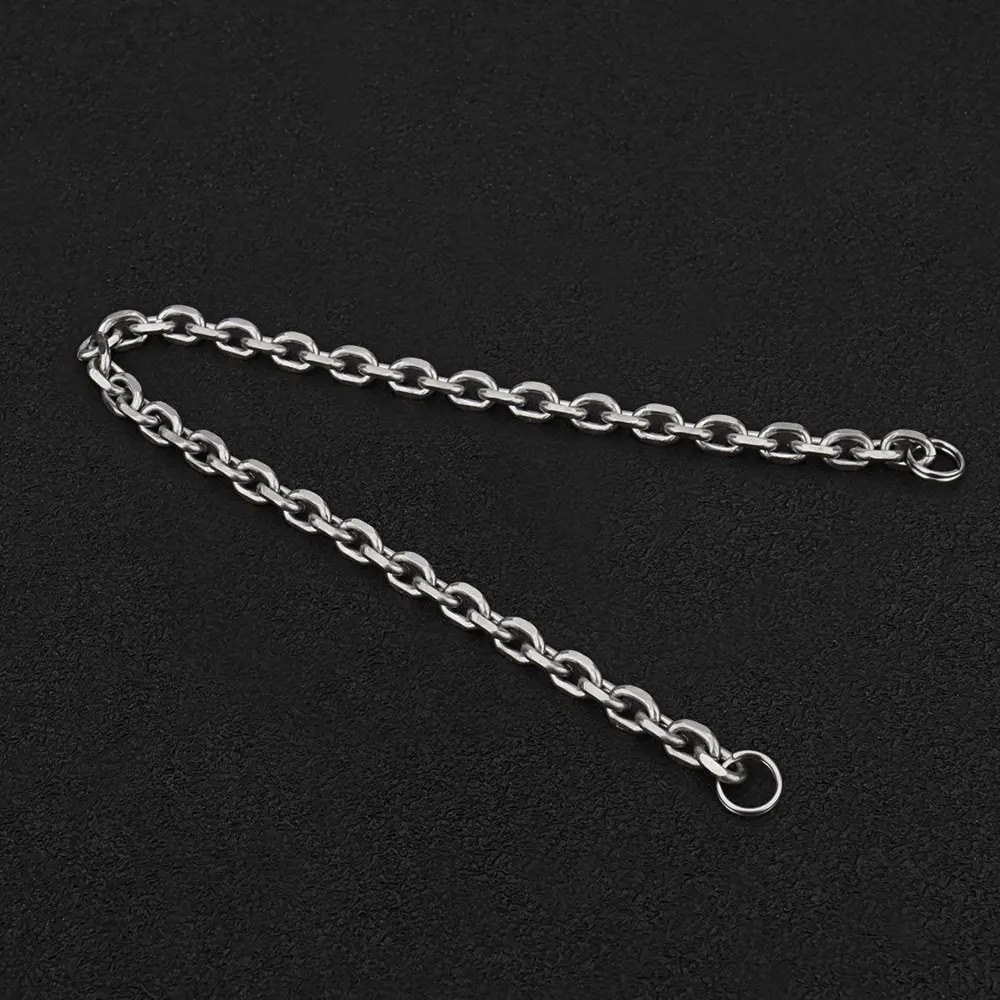 30cm Titanium Alloy Chain DIY Connection Keyring Multi-function Outdoor Tool EDC
