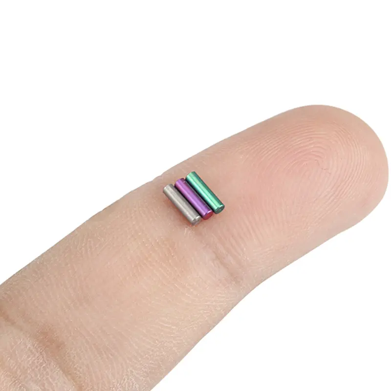2pcs Colorful 1.5*6mm Titanium Small Rod DIY Accessories Titanium Alloy Mini Stick Tool Decoration