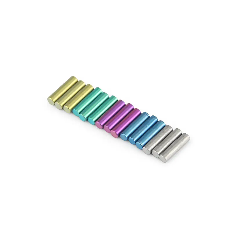 2pcs Colorful 1.5*6mm Titanium Small Rod DIY Accessories Titanium Alloy Mini Stick Tool Decoration