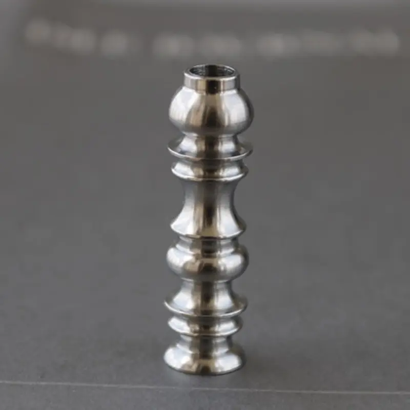 Long Style Titanium Alloy Bead Titanium Paracord Bead Accessory DIY Pendant