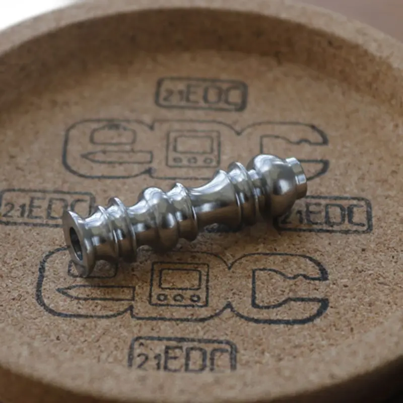 Long Style Titanium Alloy Bead Titanium Paracord Bead Accessory DIY Pendant