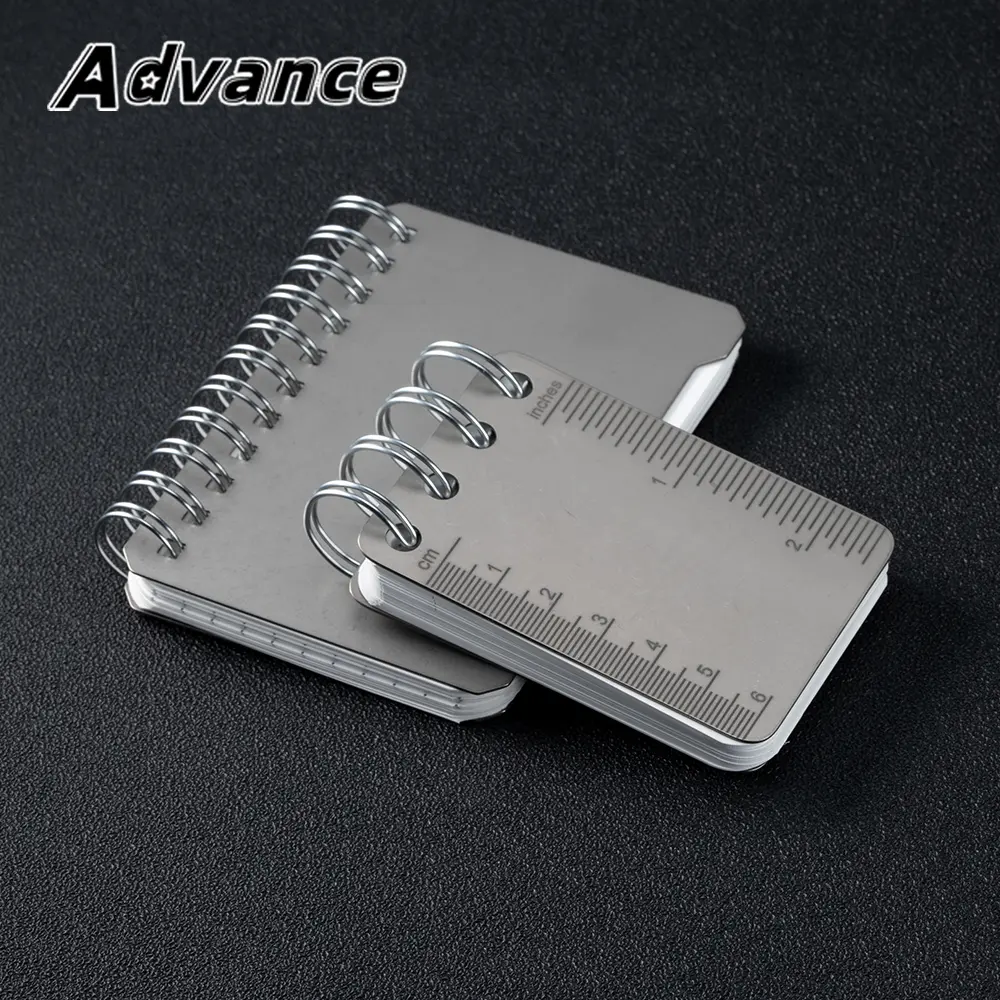 Mini Pocket Notebook EDC Multifunctional Ruler Book Outdoor Tool Notepad