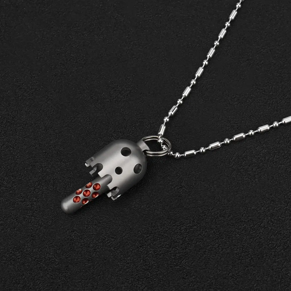 Titanium Alloy DIY Pendant Flashlight Hanging Ring Keychain Outdoor Tool Accessories