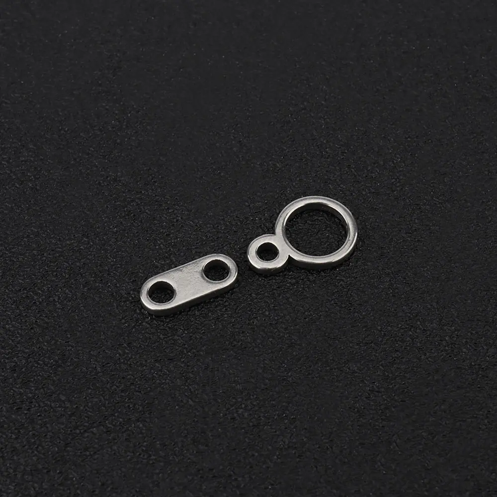 2PCS DIY Titanium Alloy Accessories Connector Keychain Zipper Necklace Pendant Accessory Ultra-Light Outdoor Small Tool