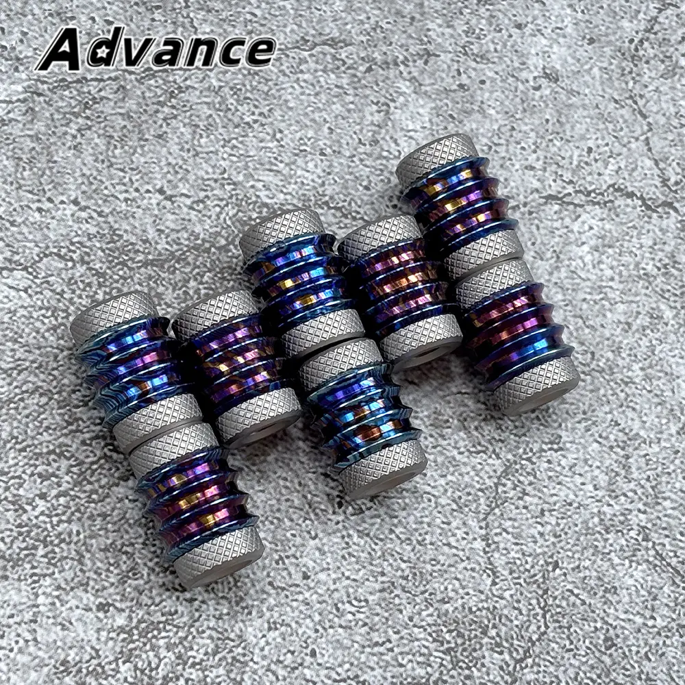 Titanium Alloy Paracord Bead Keychain Accessory DIY Paracord Beads
