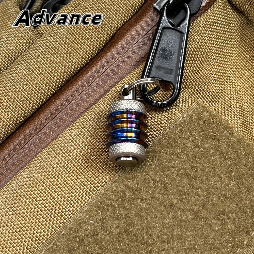 Titanium Alloy Paracord Bead Keychain Accessory DIY Paracord Beads