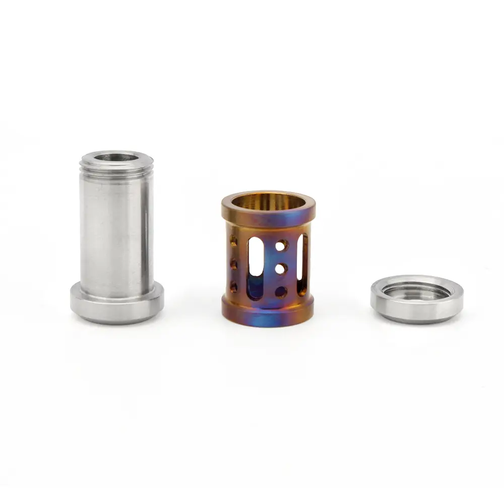 Removable Titanium Pendant DIY Bead Titanium Alloy Paracord Bead Keyring Zipper Keyring Accessory
