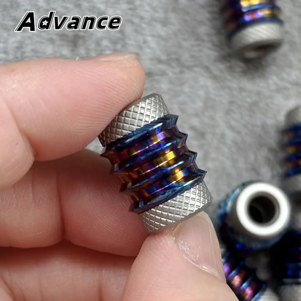 Titanium Alloy Paracord Bead Keychain Accessory DIY Paracord Beads