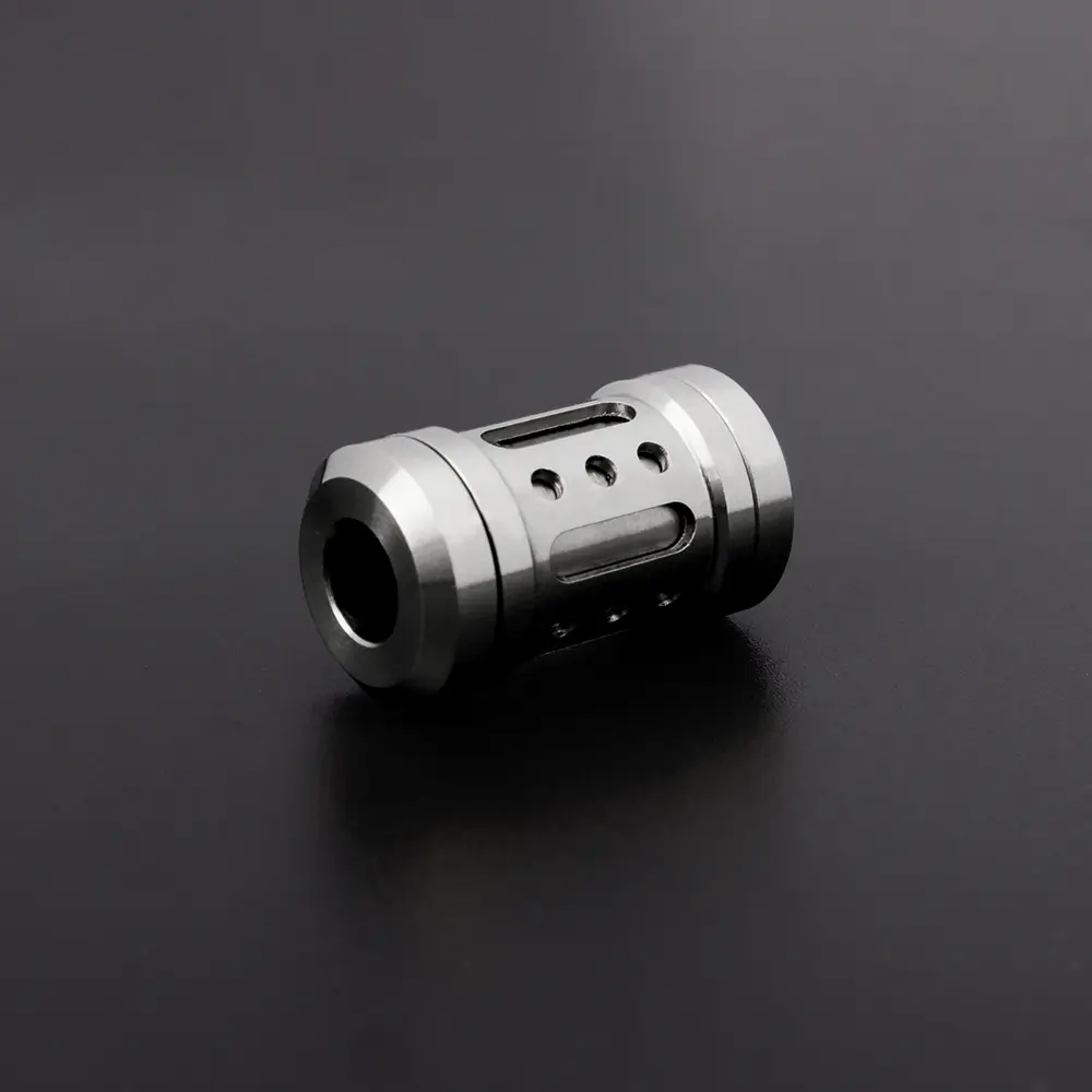 Removable Titanium Pendant DIY Bead Titanium Alloy Paracord Bead Keyring Zipper Keyring Accessory