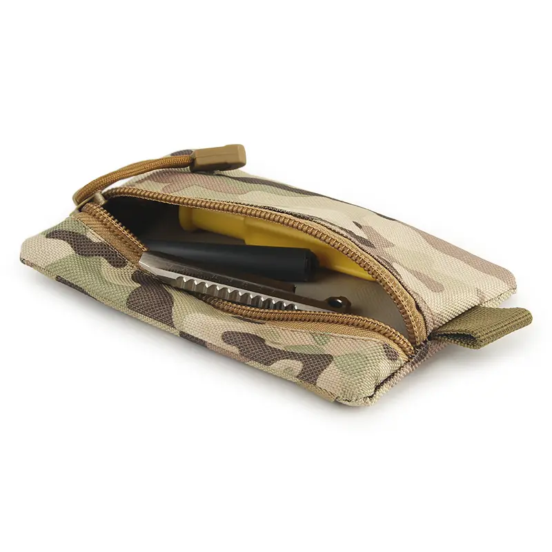 Outdoor Sports Camouflage Belt Bag Tactical Coin Purse Tactical Running Portable EDC Tool Storage Hand Bag