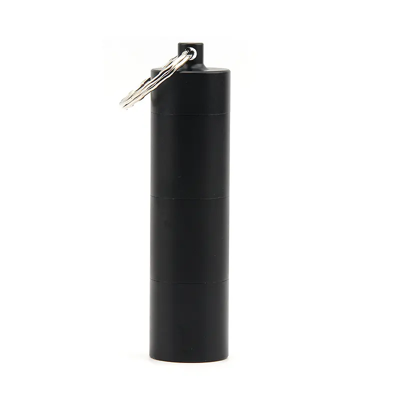 Alumium Alloy Waterproof Canister Seal Bottle Box Keychain Outdoor Camping Small Tool