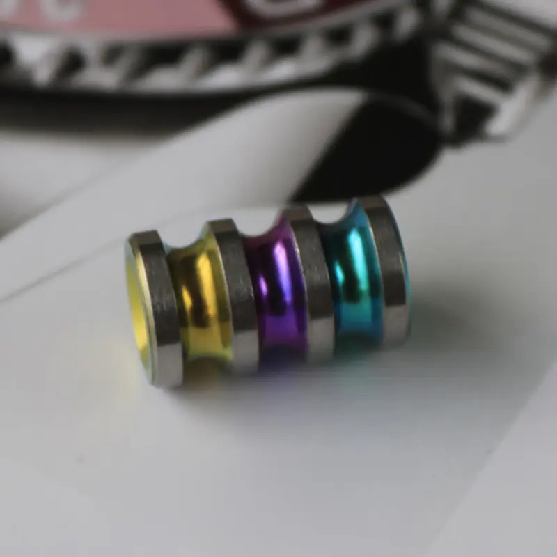 Long Titanium Alloy Knife Beads Umbrella Rope DIY Colorful Titanium Paracord Bead