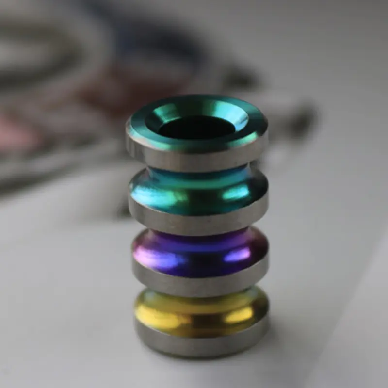 Long Titanium Alloy Knife Beads Umbrella Rope DIY Colorful Titanium Paracord Bead
