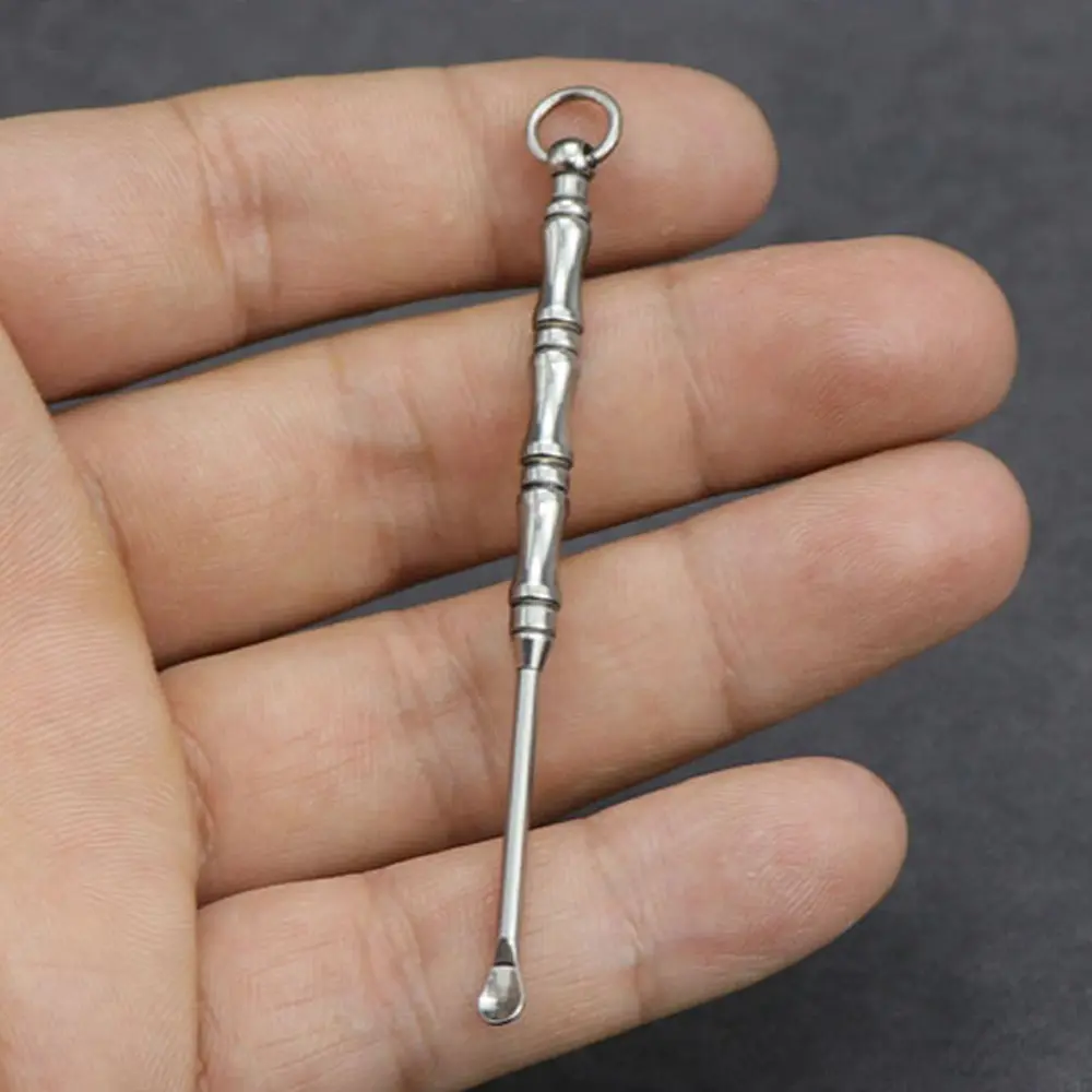 Portable Titanium Earpick Ear Scoop Titanium Alloy Ear Spoon Outdoor EDC Tool