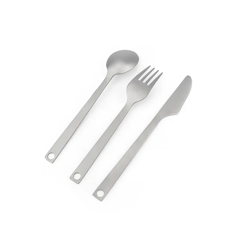 Titanium Alloy Cutlery Knife Fork Spoon Chopsticks Outdoor Camping Picnic Ultra-light Portable Tableware