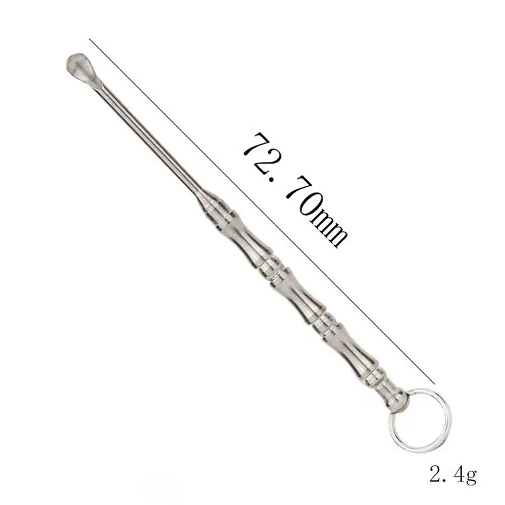 Portable Titanium Earpick Ear Scoop Titanium Alloy Ear Spoon Outdoor EDC Tool