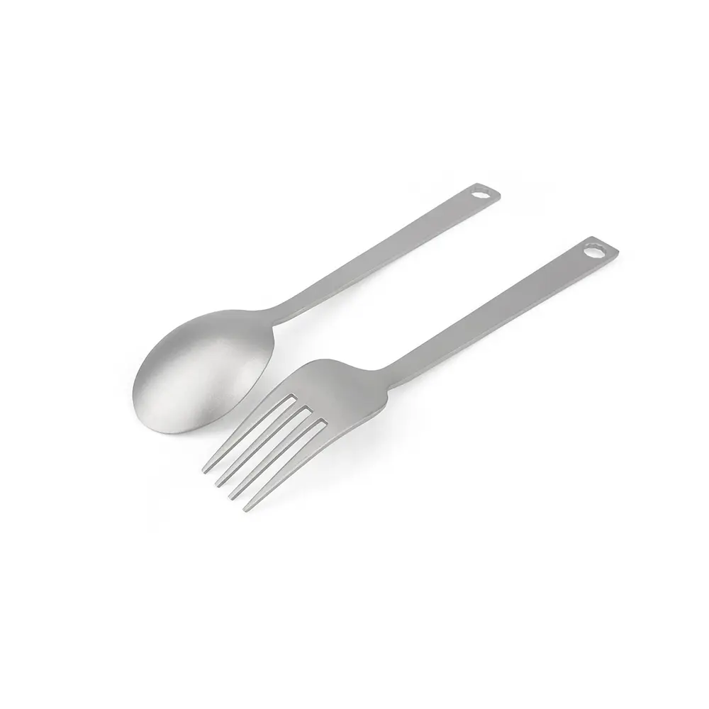 Titanium Alloy Cutlery Knife Fork Spoon Chopsticks Outdoor Camping Picnic Ultra-light Portable Tableware