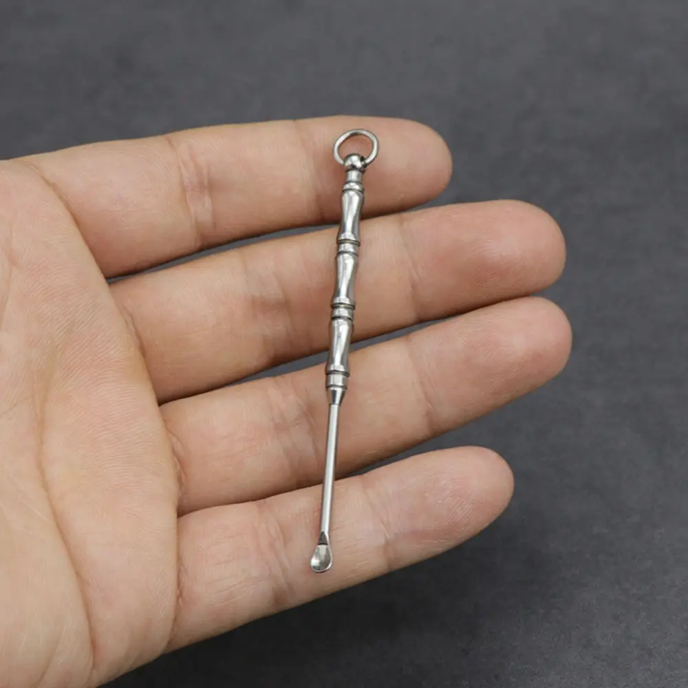 Portable Titanium Earpick Ear Scoop Titanium Alloy Ear Spoon Outdoor EDC Tool