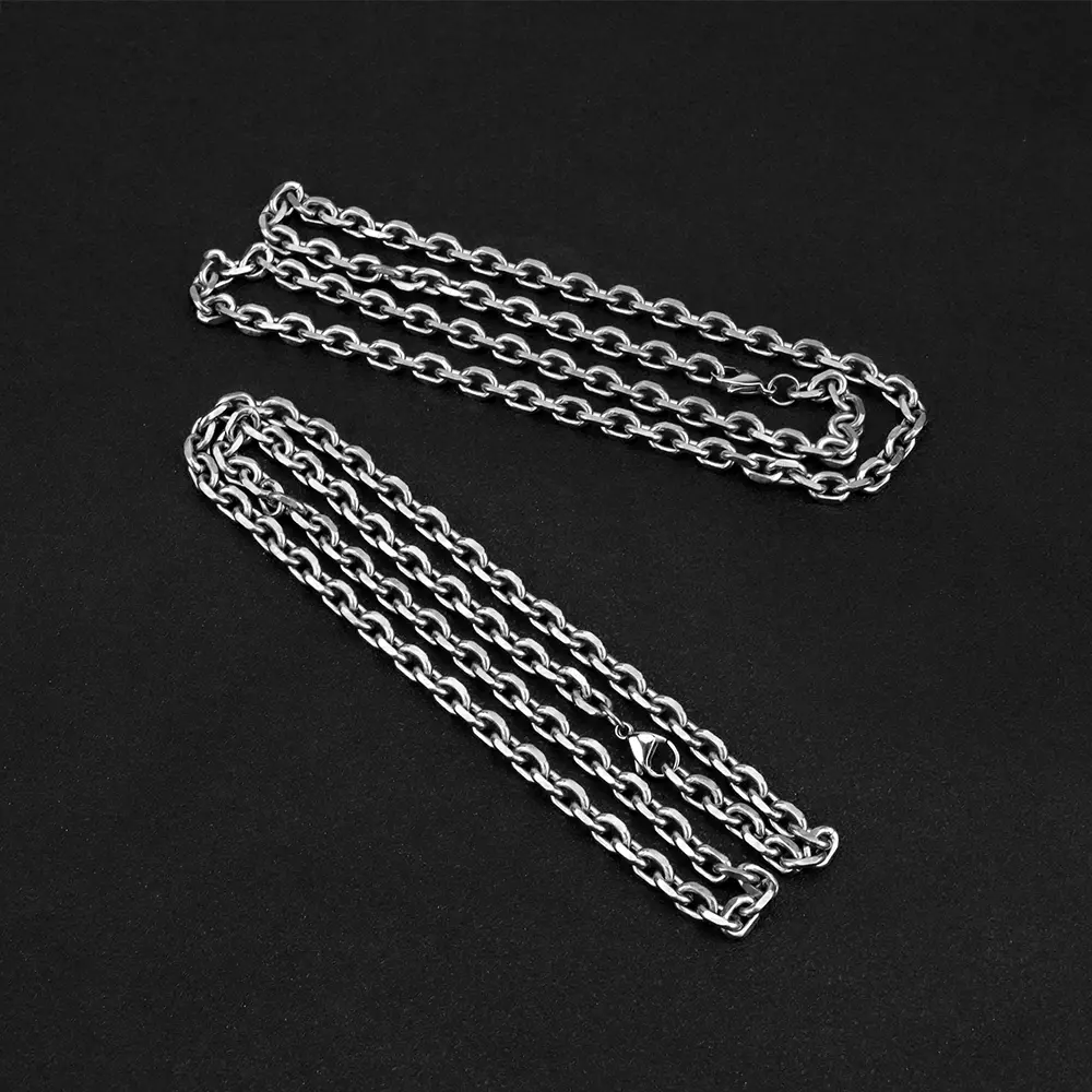 60/65/70cm Titanium Alloy Necklace Ultra-light Non-allergic Chain Waist Belt Multifunctional Small Outdoor Tool Accessories