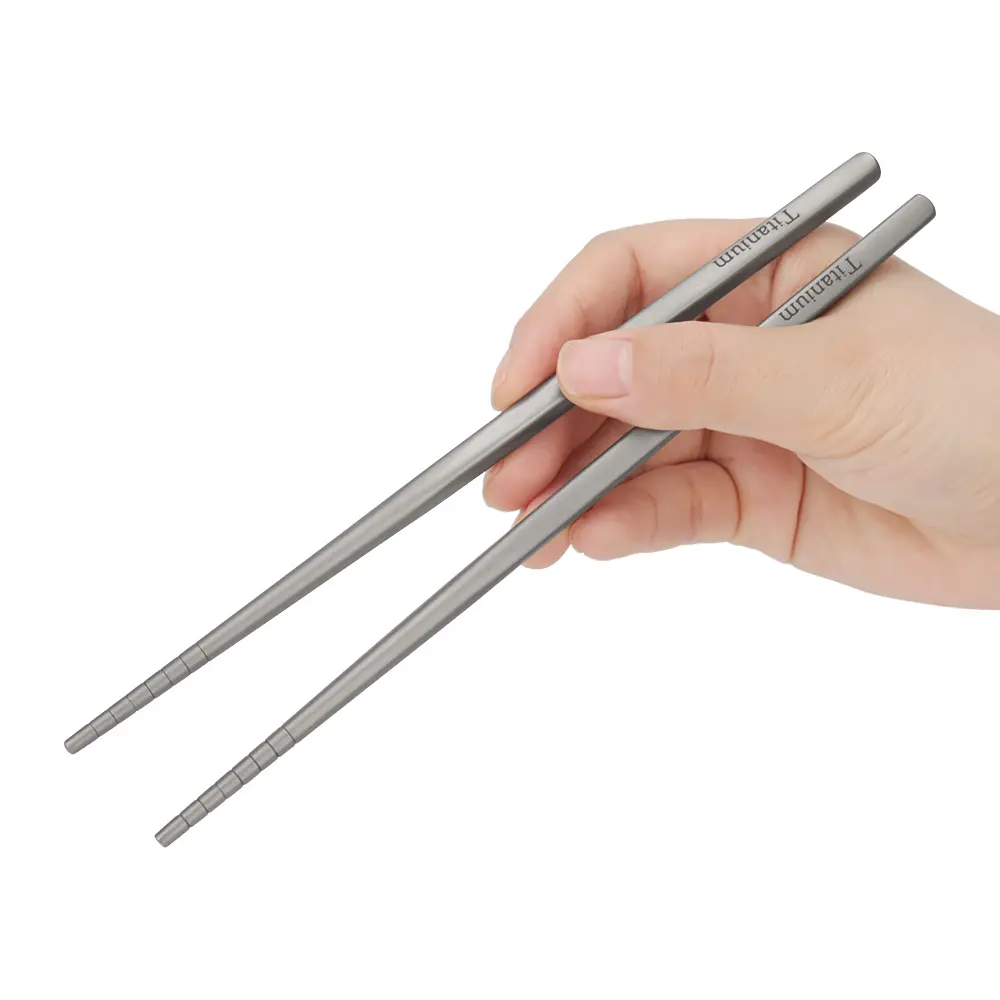 Short/Long Style Titanium Alloy Chopsticks Camping Picnic Outdoor Hollow Chopsticks