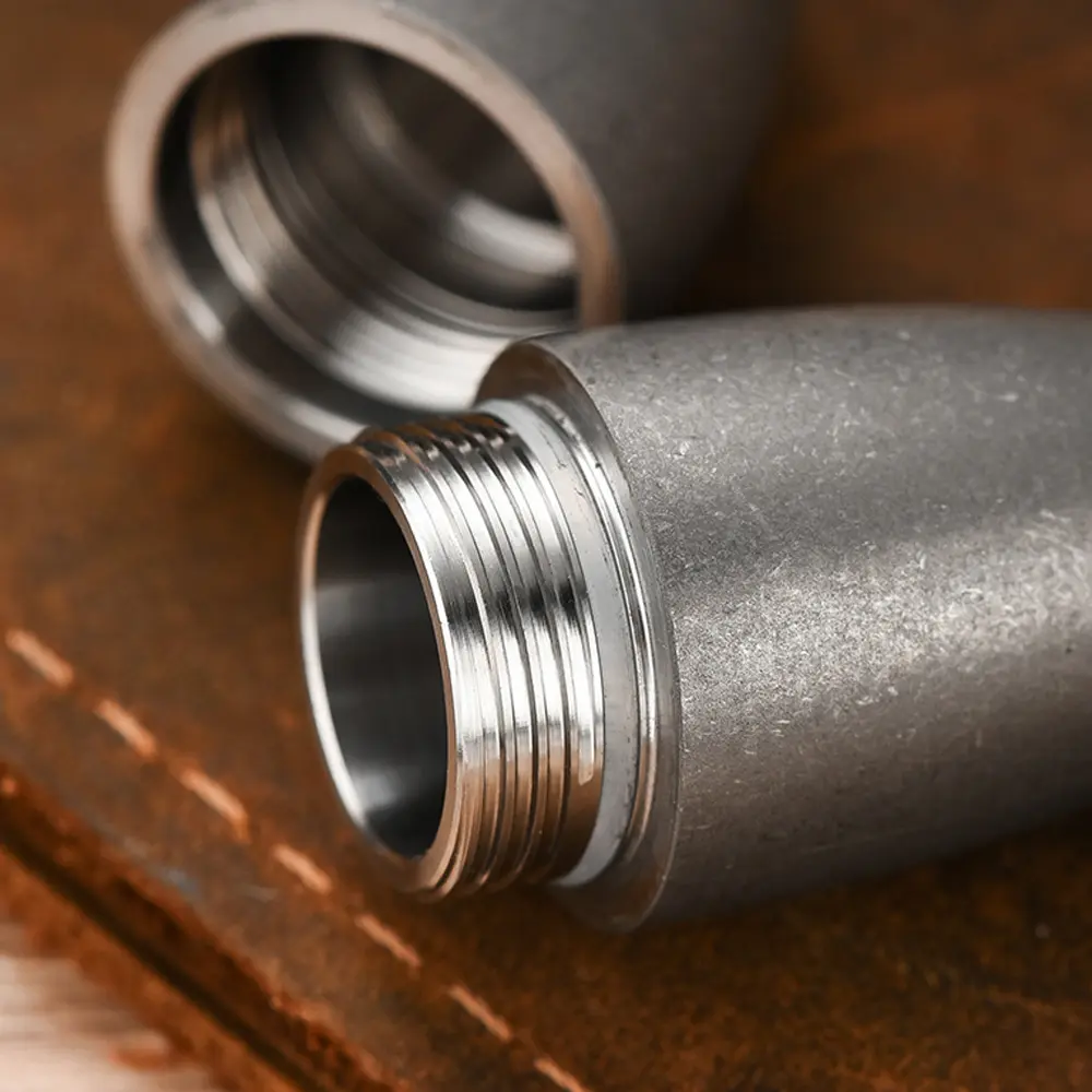 Titanium Alloy Bottle Waterproof Seal Storage Box Moisture-proof Outdoor Camping Tool EDC