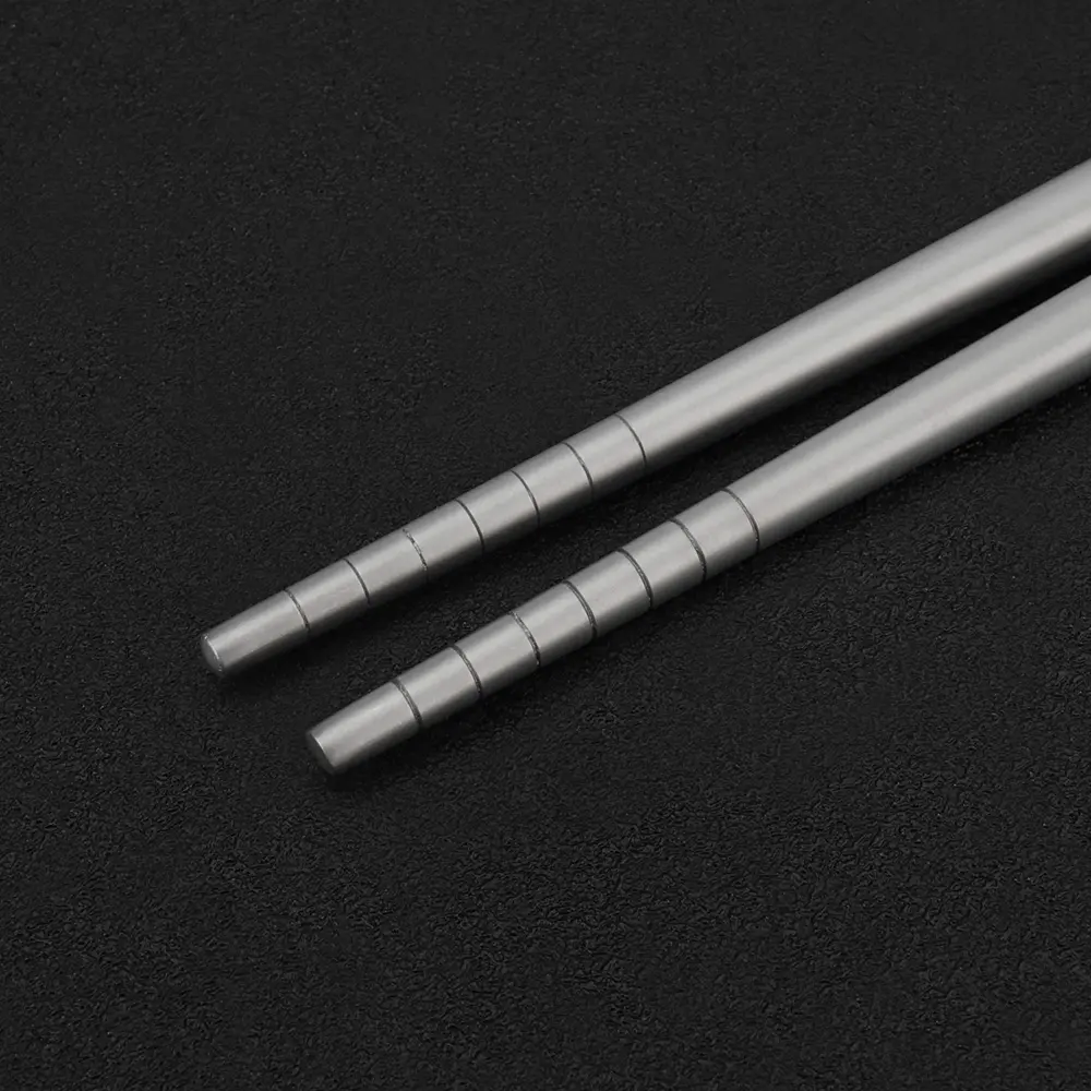 Short/Long Style Titanium Alloy Chopsticks Camping Picnic Outdoor Hollow Chopsticks
