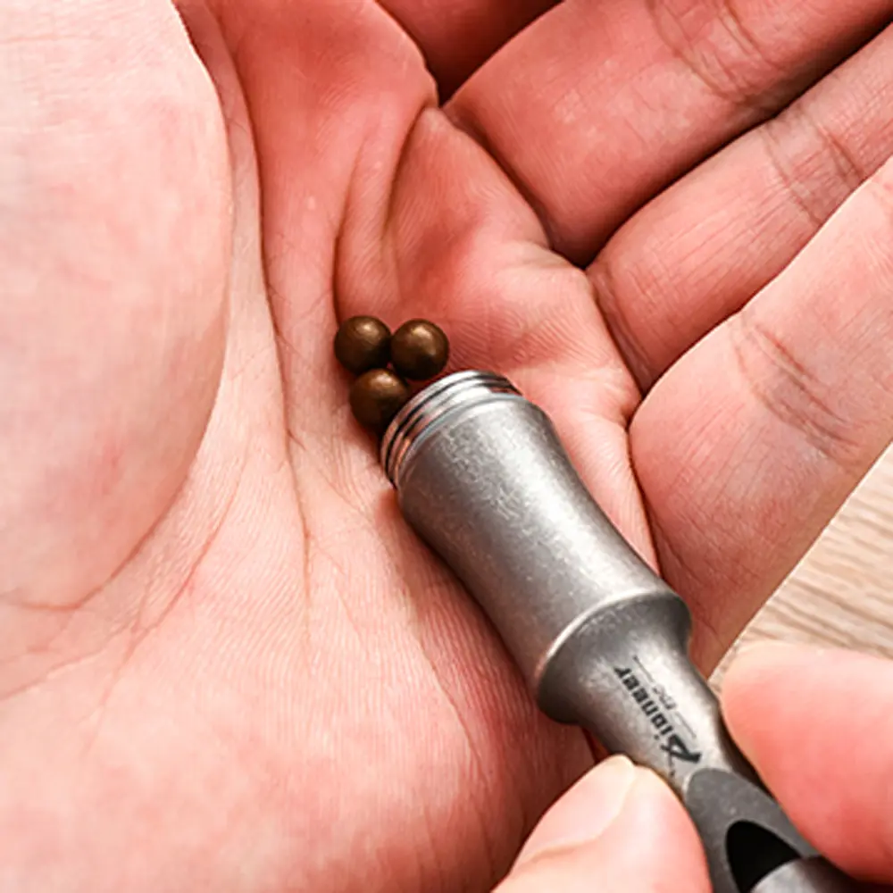 Multifunctional Storage Small Bottle Whistle Titanium Outdoor Pocket Tool