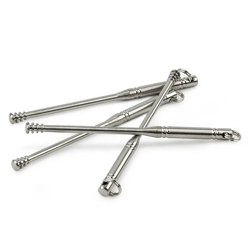 1PC Non-slip Titanium Ear Scoop Portable Titanium Alloy Ear Spoon Outdoor EDC Tool TC4 No Rust