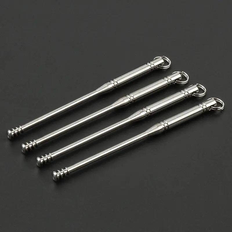 1PC Non-slip Titanium Ear Scoop Portable Titanium Alloy Ear Spoon Outdoor EDC Tool TC4 No Rust