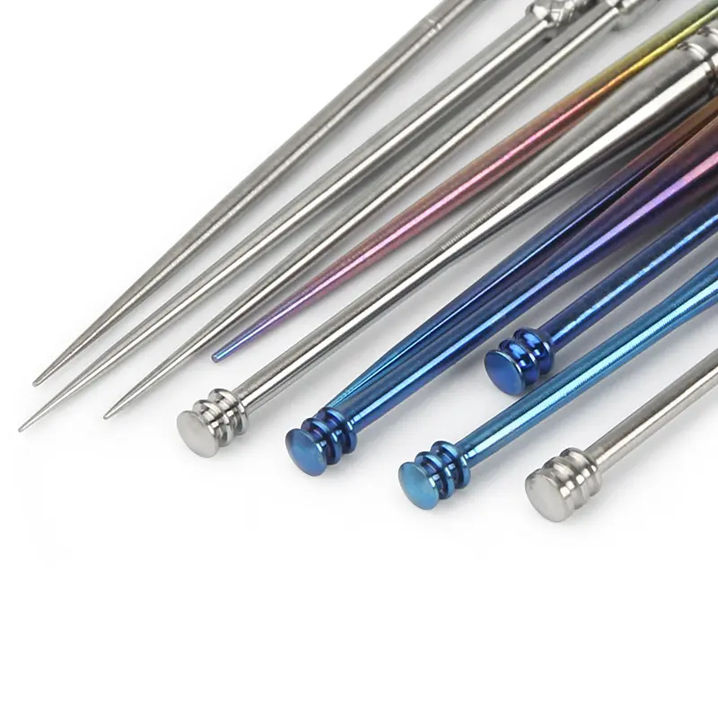 More Style Titanium Toothpick Non-slip Earpick Portable Titanium Ear Spoon Outdoor EDC Tool