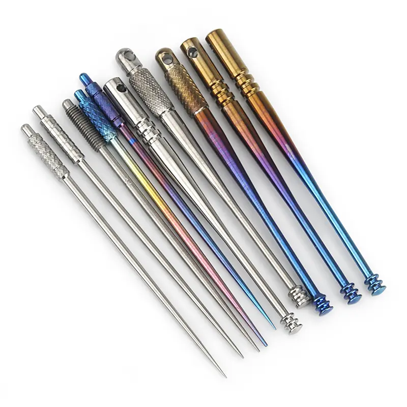 More Style Titanium Toothpick Non-slip Earpick Portable Titanium Ear Spoon Outdoor EDC Tool