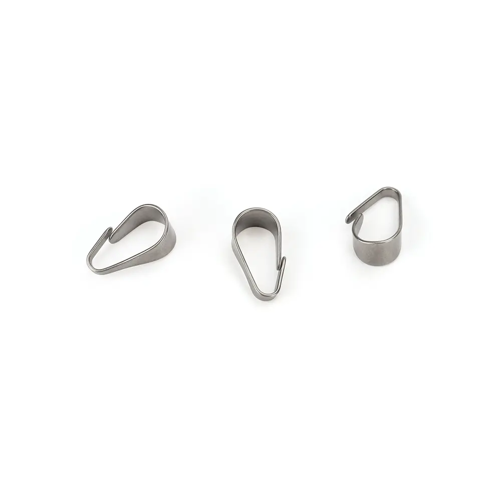 DIY Titanium Alloy Pendant Clasp For Necklace Bracelet Keychain Clip Clasps Outdoor Tool Accessories
