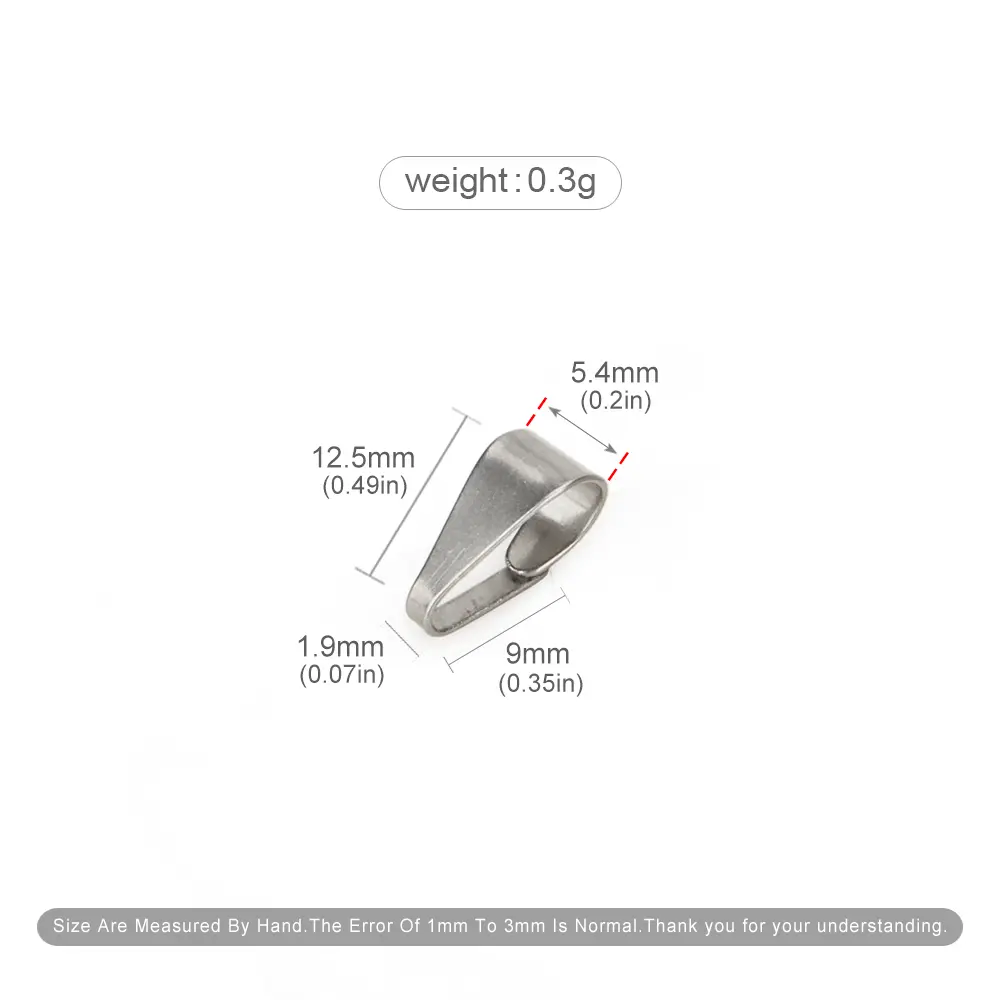 DIY Titanium Alloy Pendant Clasp For Necklace Bracelet Keychain Clip Clasps Outdoor Tool Accessories