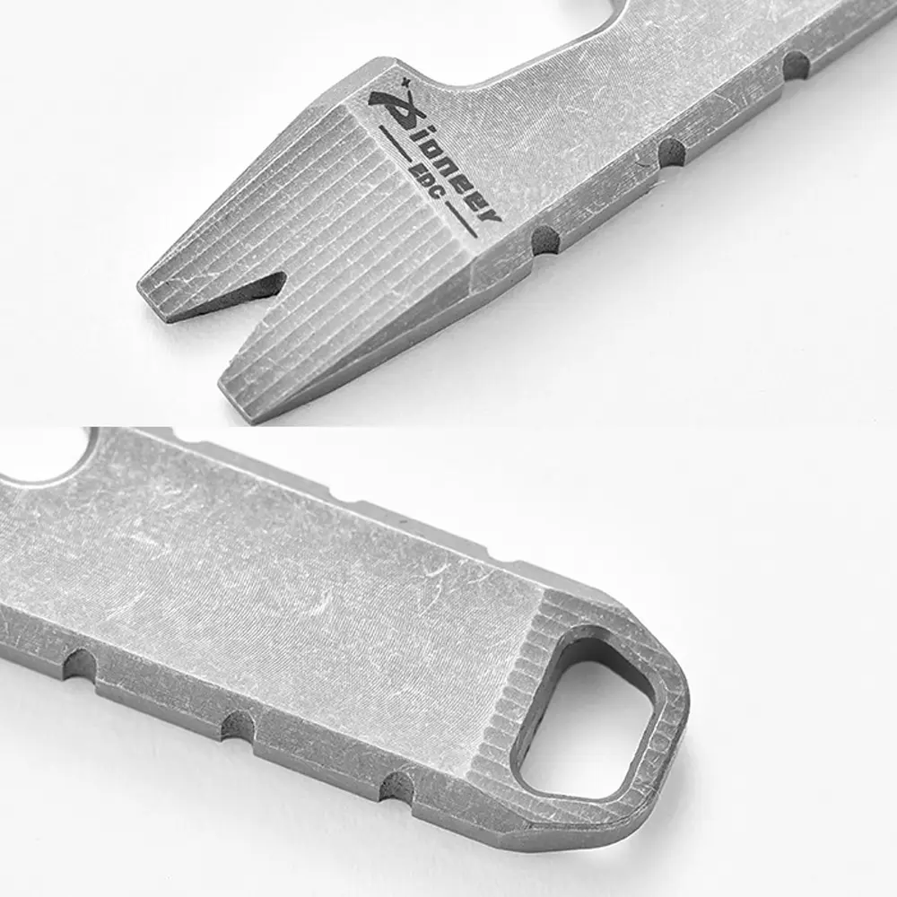 1pc Titanium Alloy Keychain Gadget Accessories Outdoor EDC Tool Titanium Opener