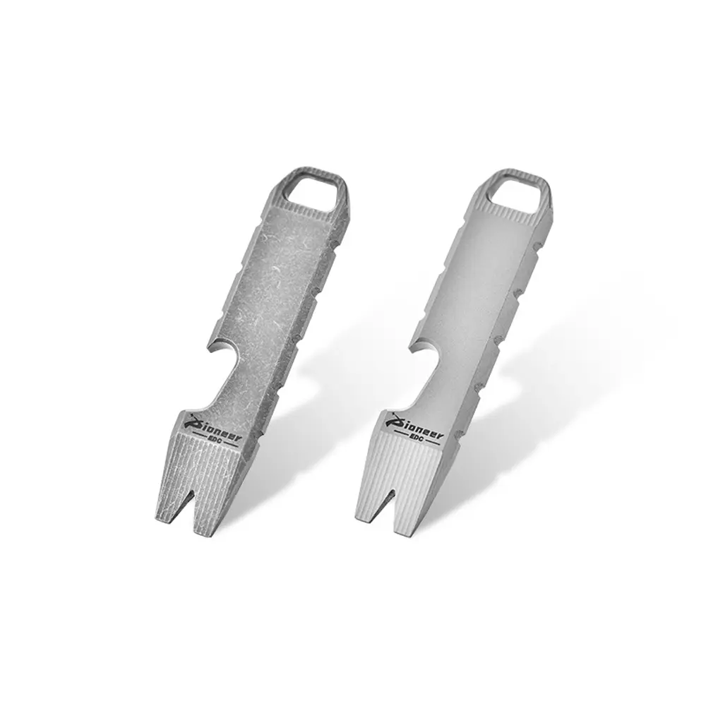 1pc Titanium Alloy Keychain Gadget Accessories Outdoor EDC Tool Titanium Opener