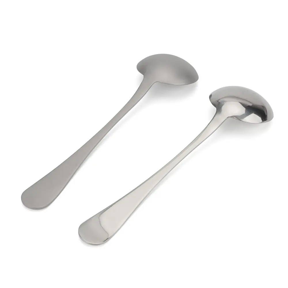 Titanium Alloy Rounded Spoon Outdoor Camping Tableware Milk Tea Coffee Spoon