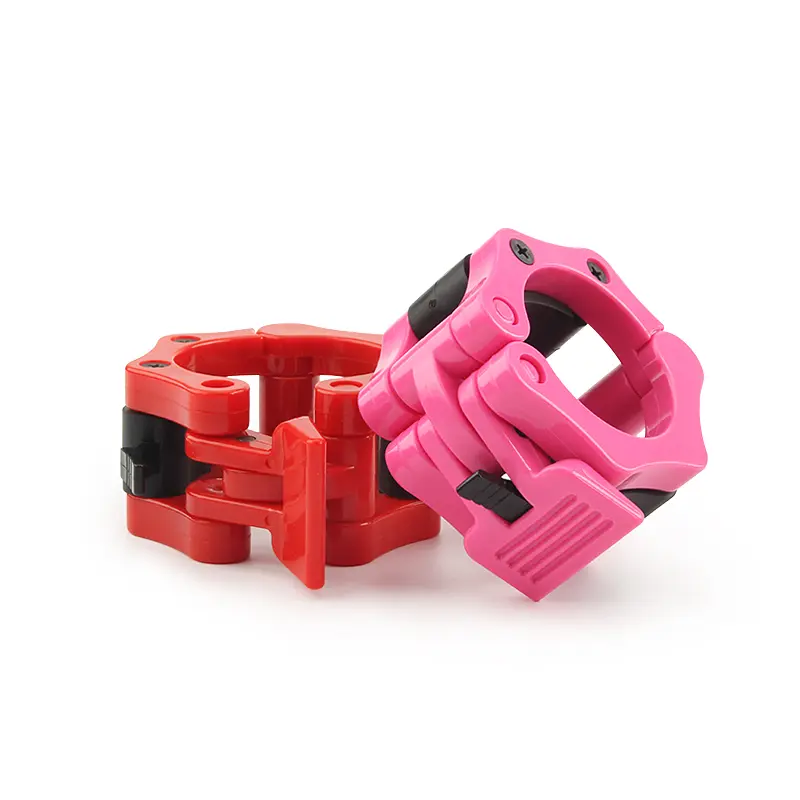 1Pair Barbell Lock 5cm Barbell Collar Clips Dumbbell Buckle Clamp Weight Lifting Bar Gym Dumbbell Accessories 50mm