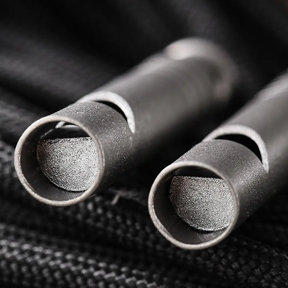 Titanium Alloy Whistle Single Tube Referee Whistle Outdoor Small Tool EDC Camping Hiking