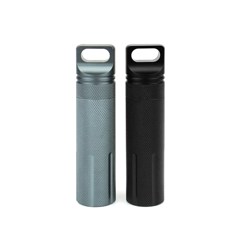 Aluminum Alloy Waterproof Canister Seal High Strength Bottle Toothpick Outdoor EDC Tool