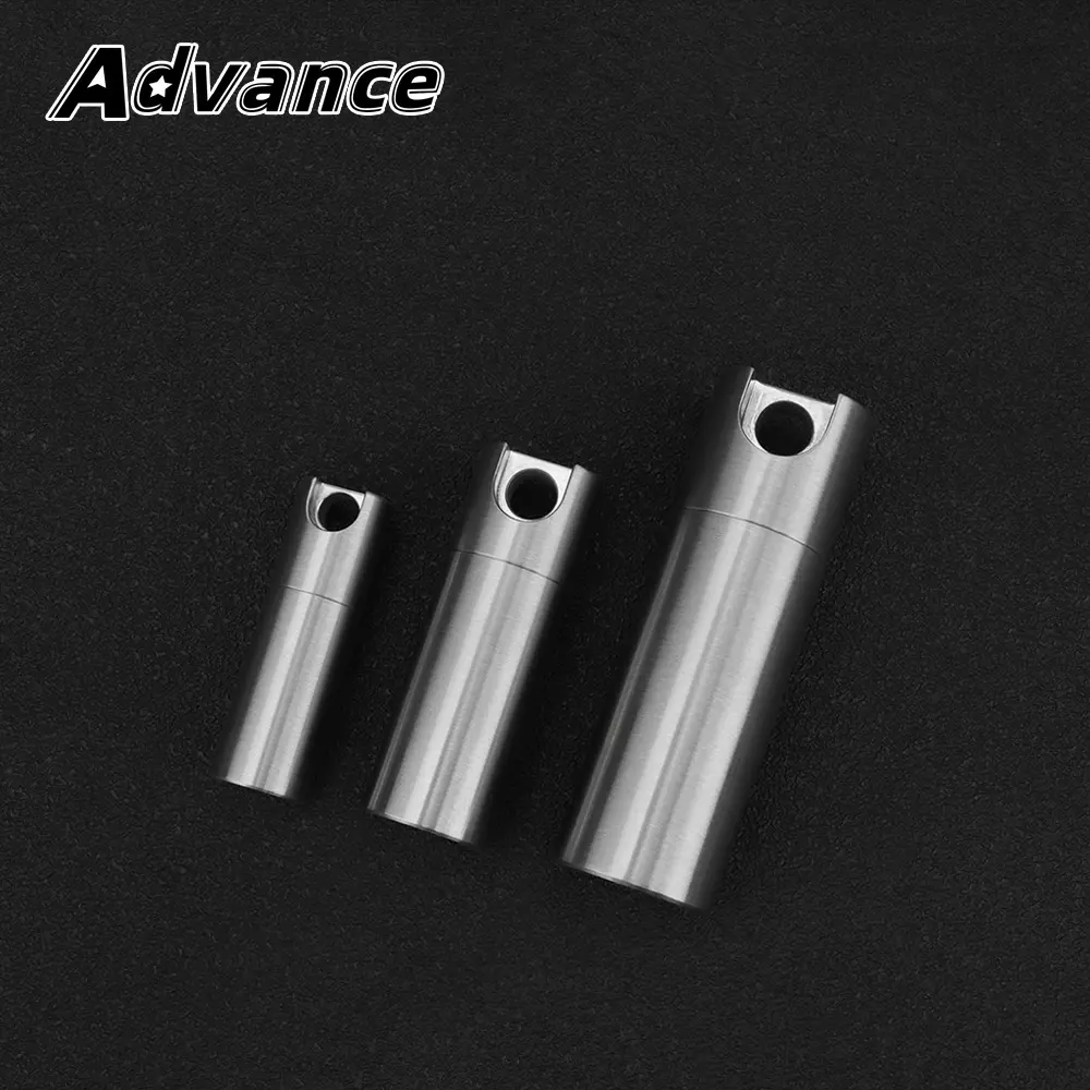 S/M/L Portable Stainless Steel Seal Bottle Storage Waterproof Canister Outdoor EDC Tool Pill Bottle