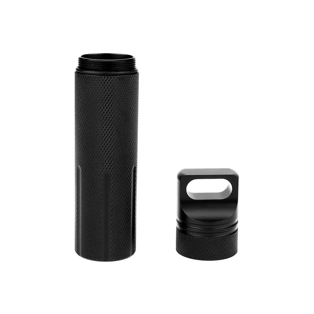Aluminum Alloy Waterproof Canister Seal High Strength Bottle Toothpick Outdoor EDC Tool