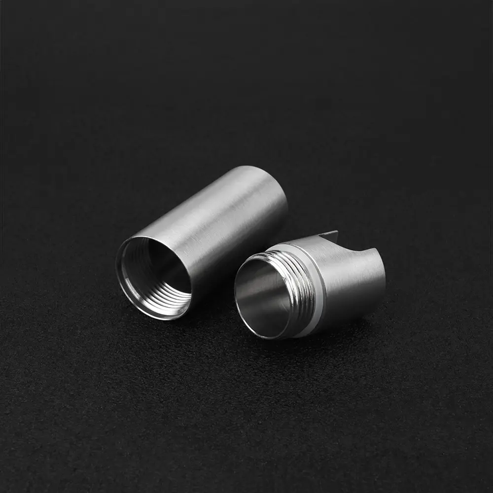 S/M/L Portable Stainless Steel Seal Bottle Storage Waterproof Canister Outdoor EDC Tool Pill Bottle