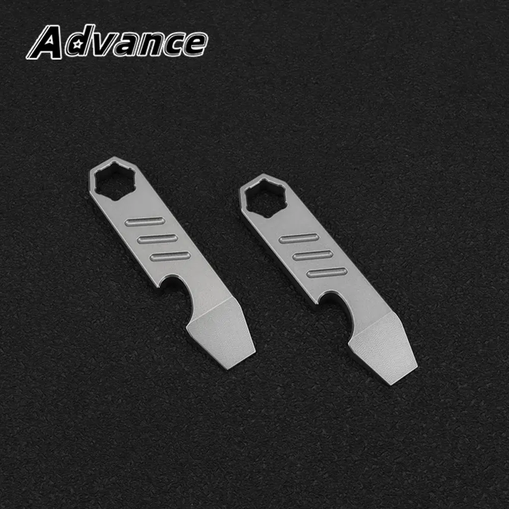 Titanium Mini Bottle Opener Multi-Tool Titanium Alloy Outdoor EDC Key Chain Accessories