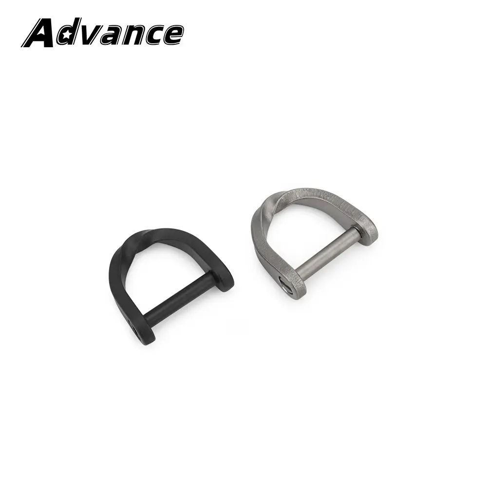 Horseshoe Buckle Titanium Alloy Buckle Multi-function D Shape Keychain Outdoor Tool EDC