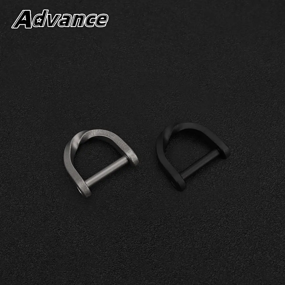 Horseshoe Buckle Titanium Alloy Buckle Multi-function D Shape Keychain Outdoor Tool EDC