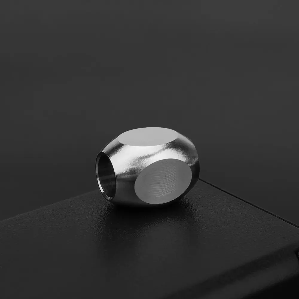 Titanium Alloy Paracord Bead Cool Minimalism Rope Accessories Simple Design Fashion Key Chain Beads