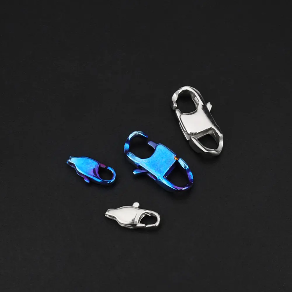 Chain Connection Titanium Lobster Clasp Small Buckle Keychain DIY Rope Hasp Outdoor Tool Bracelet Accessories